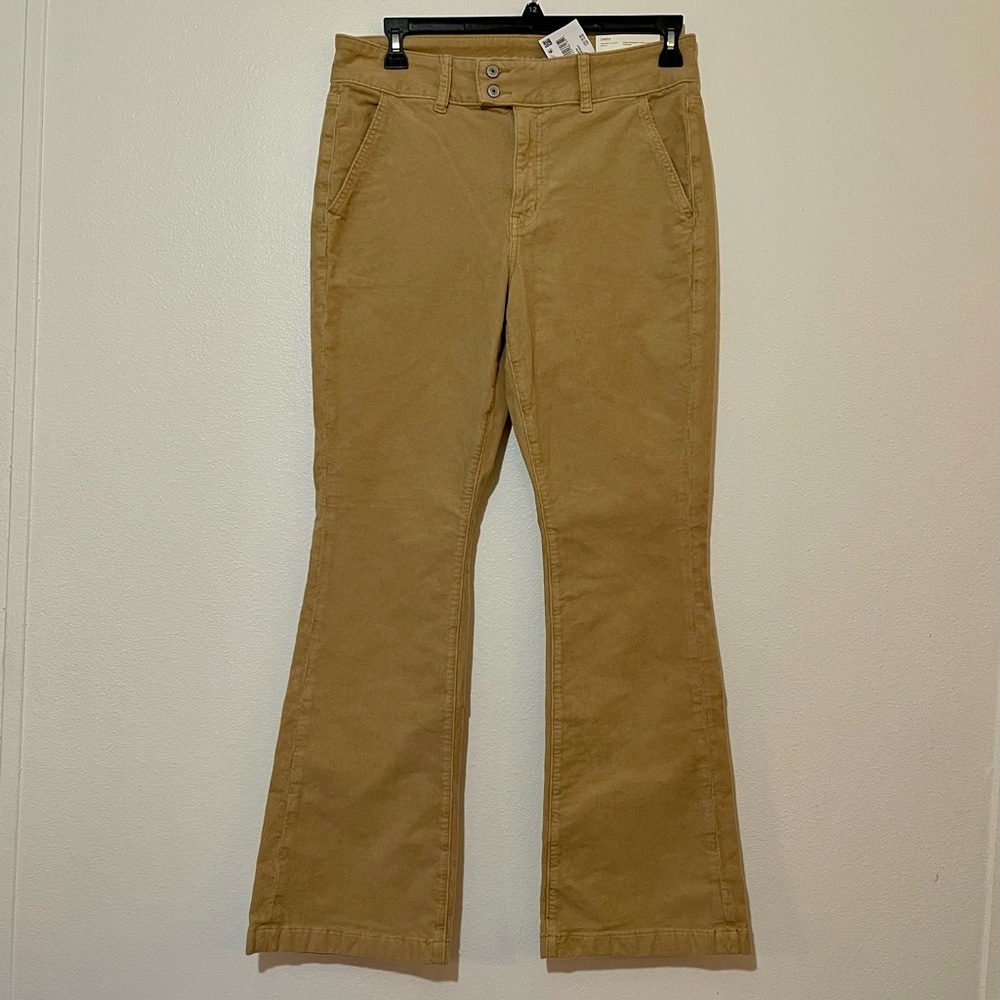 American Eagle Outfitters Tan Flare Pants